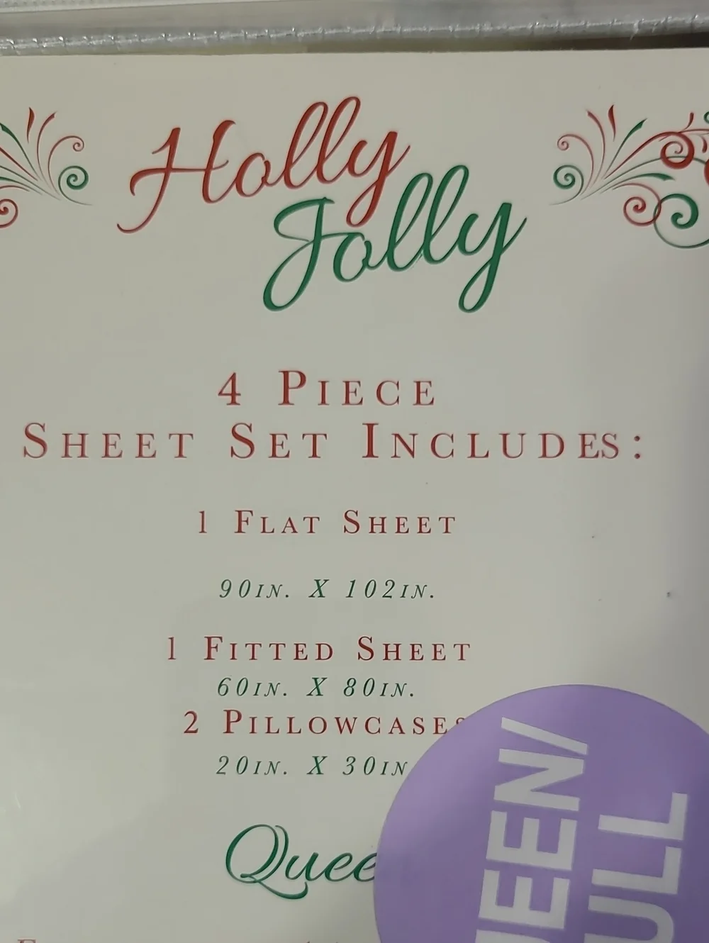 Penguin 4 Piece Queen Sheet Set - White with Multicolor Penguins